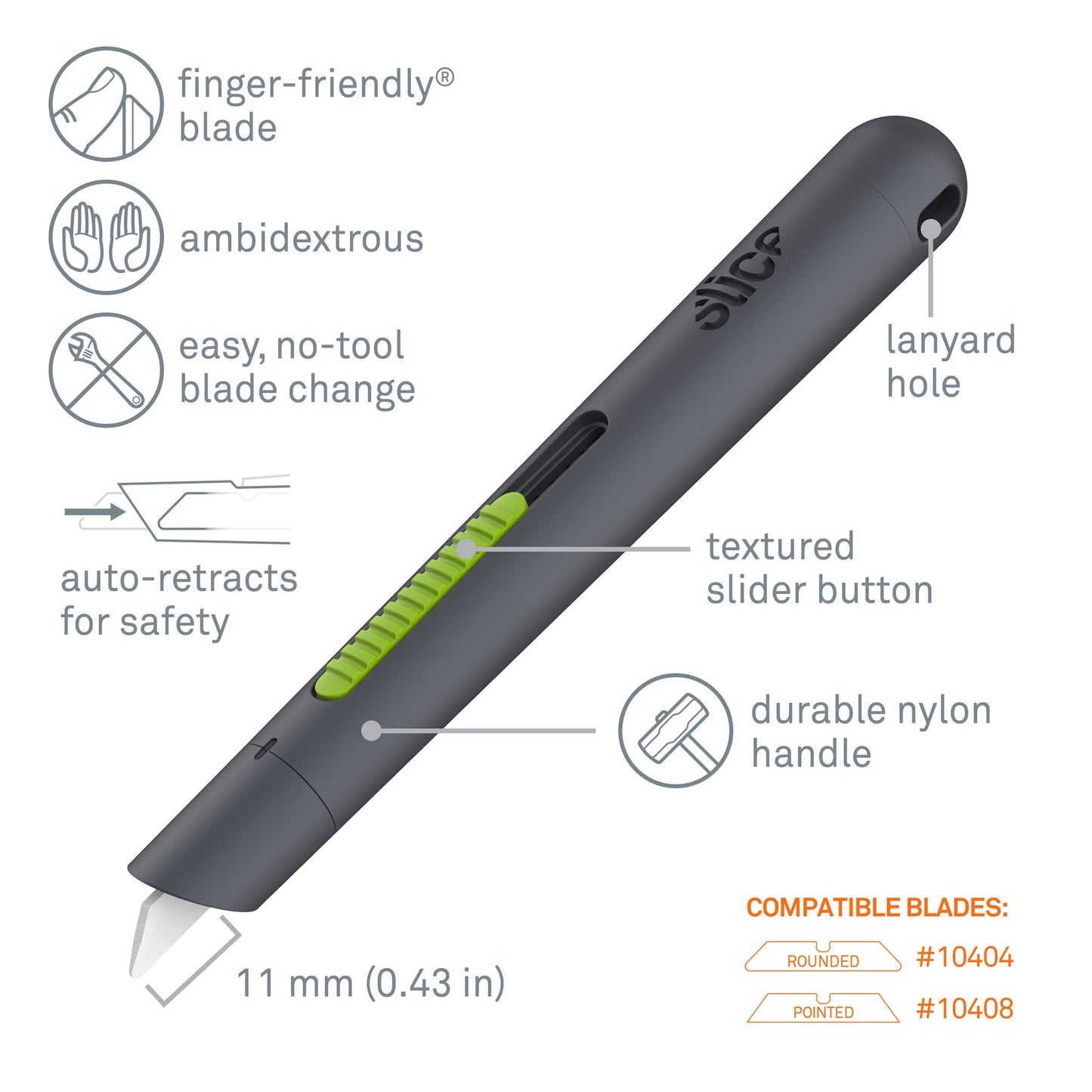 Auto-Retractable Pen Cutter