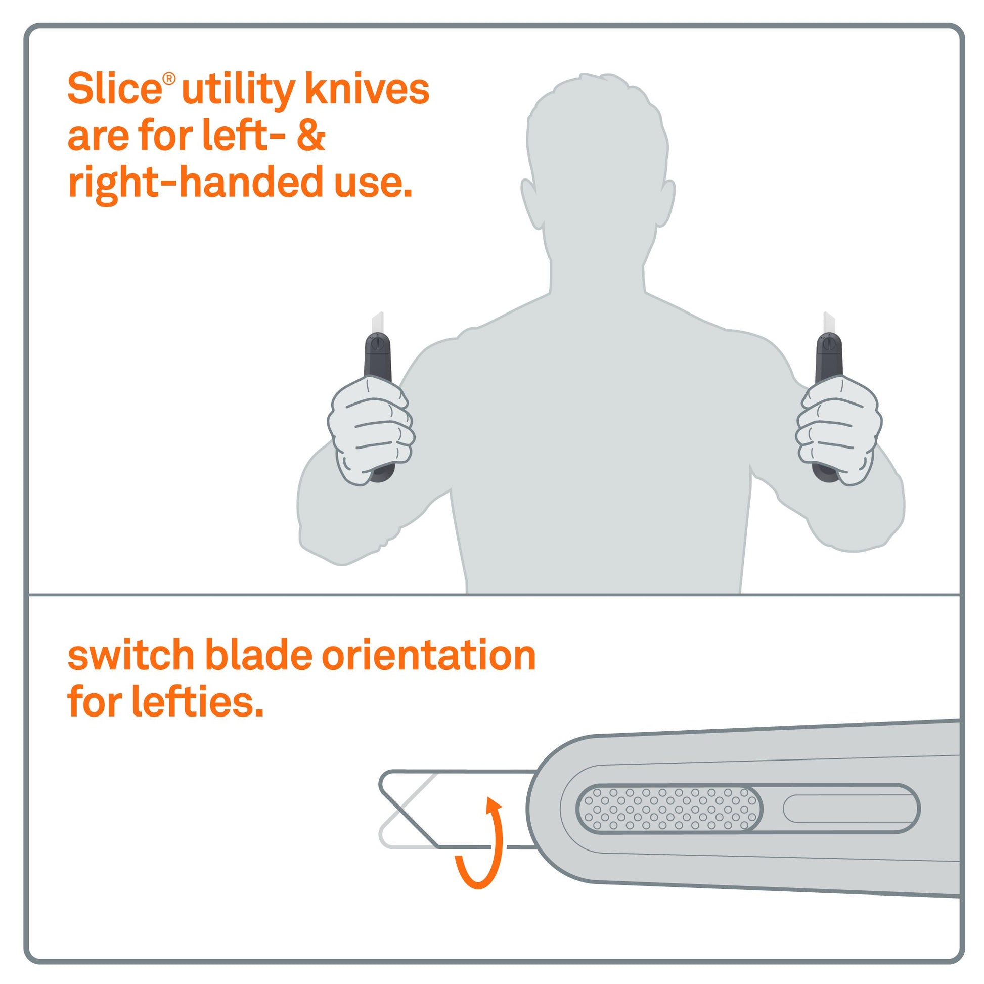 Slice: Auto-Retractable Box Cutter - SRV Damage Preventions