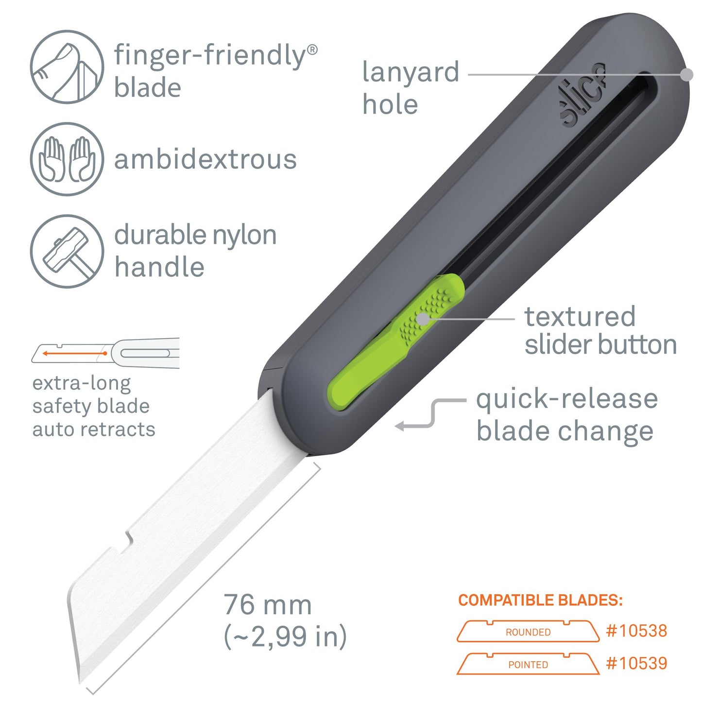 Auto-Retractable Industrial Knife