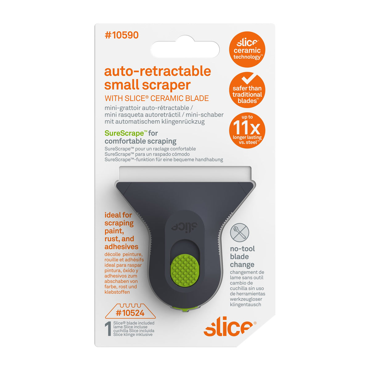 Auto Blade Retraction Razor Scraper Auto-Retractable Small Scraper | Slice