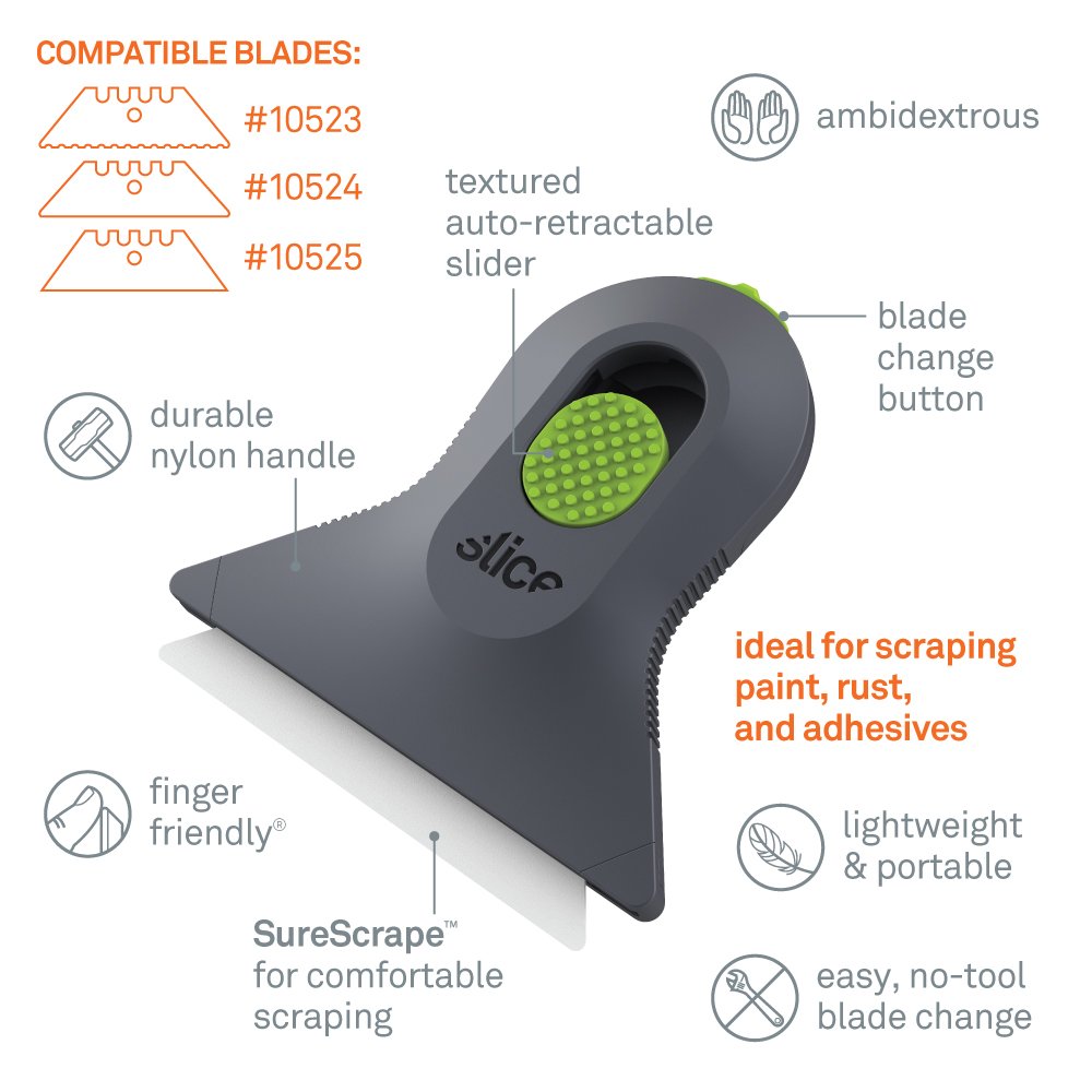 Auto-Retractable Small Scraper | Slice